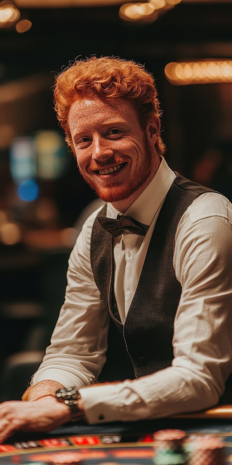 m77 login live-dealer table on mobile showing blackjack game and player balance